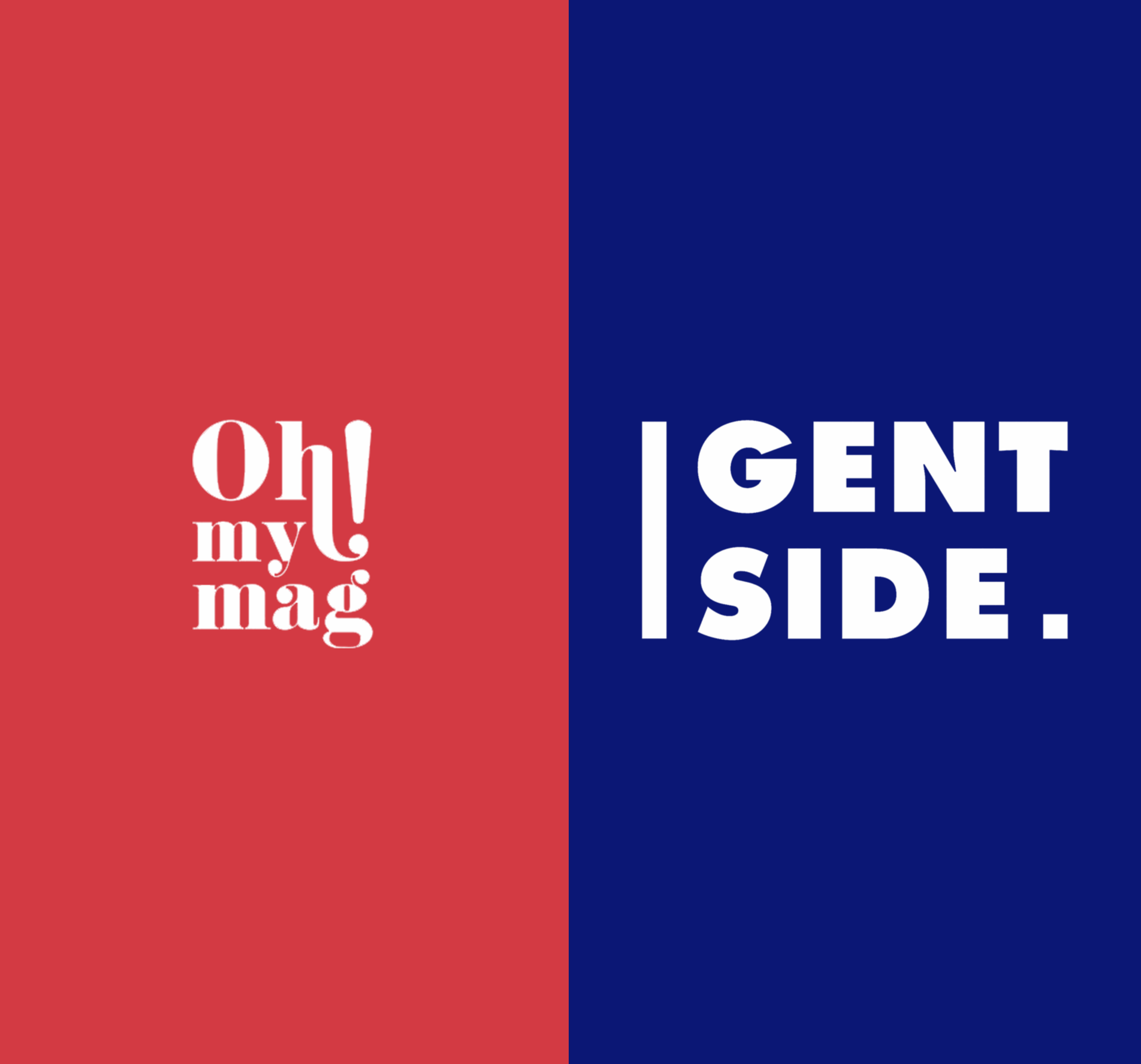 OhMyMag und GentSide Logo-Banner – Medienmarken-Übersicht