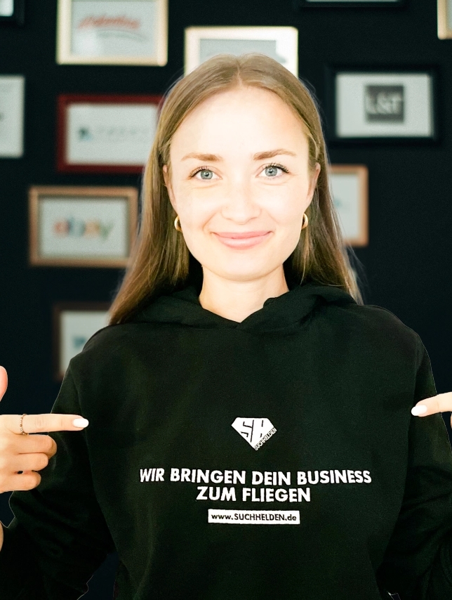Teamporträt von Karolina Cuncu, Suchhelden-Mitarbeiterin