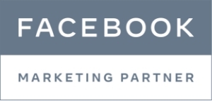 Facebook-Logo und Text "MARKETING PARTNER"