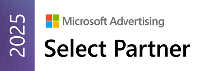 Logo "2025 Microsoft Advertising Select Partner"