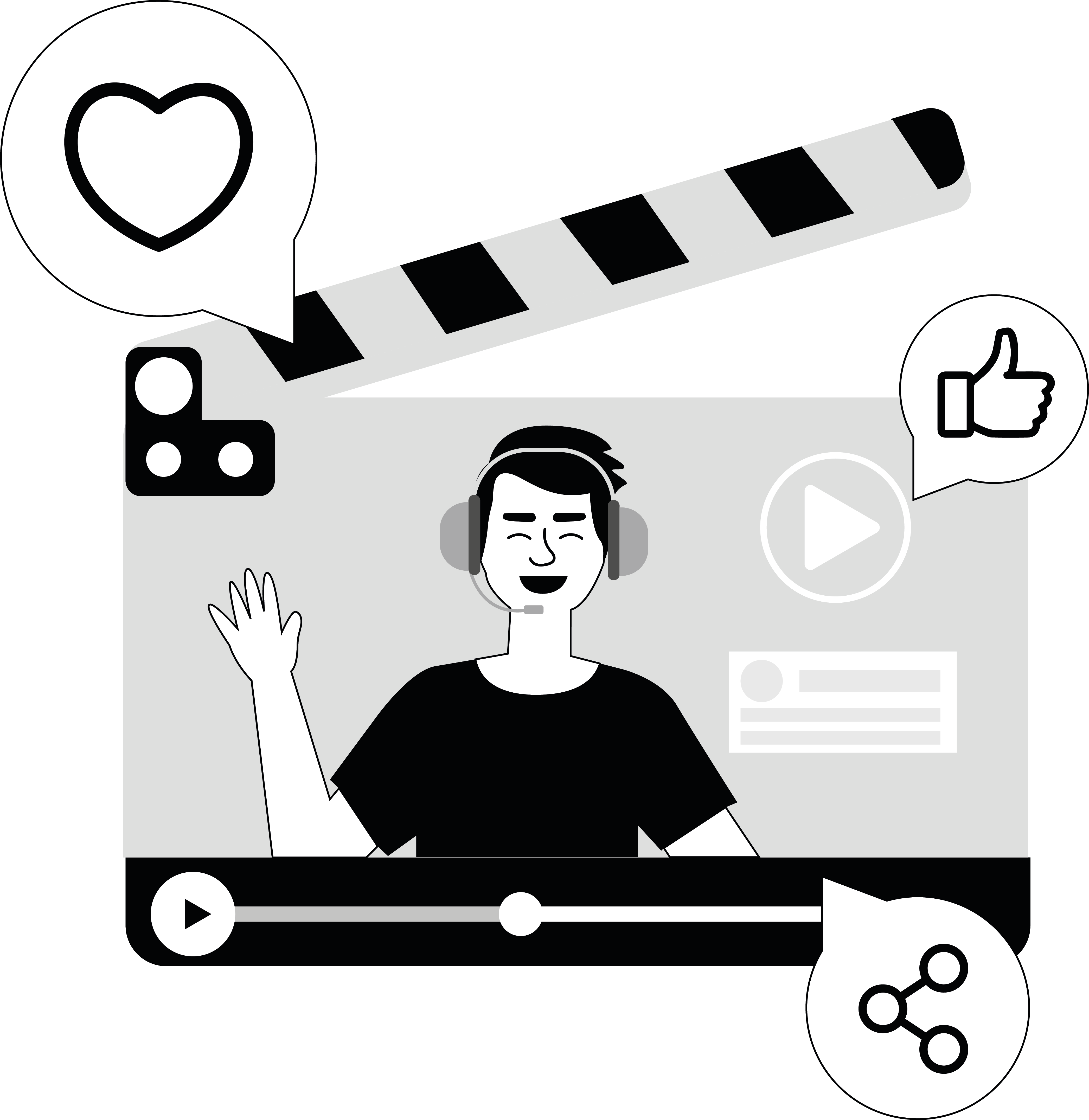 E-Learning durch Videos ermöglicht das Teilen und Liken von Lerninhalten.
