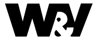 Schwarzes Logo von W&V Schwarzes Logo von W&V